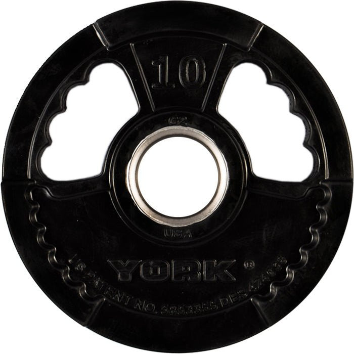 G2 2" Rubber Olympic Interlocking Weight Plates York