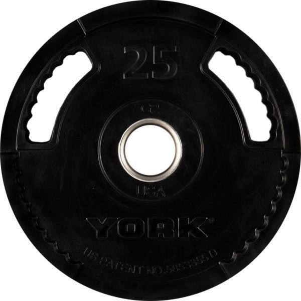 G2 2" Rubber Olympic Interlocking Weight Plates York