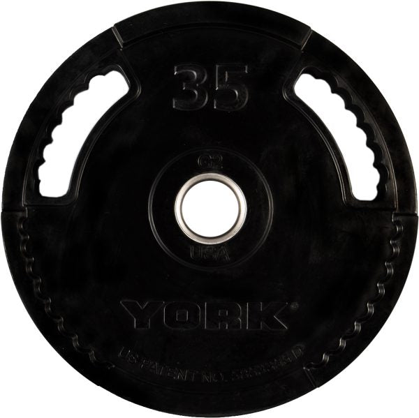 G2 2" Rubber Olympic Interlocking Weight Plates York