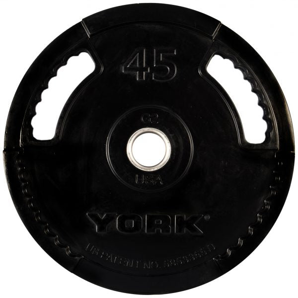 G2 2" Rubber Olympic Interlocking Weight Plates York