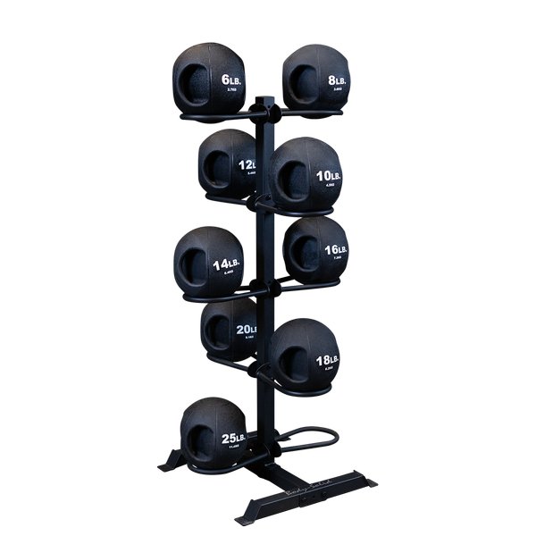 Dual Grip Med Ball Package w/ Rack