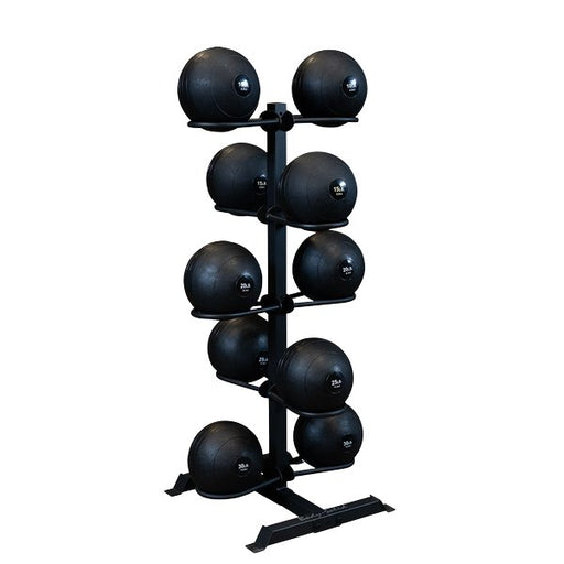 Body-Solid Slam Ball Package with 10 Slam Balls and Medicine Ball Rack