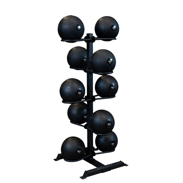 Body-Solid Slam Ball Package with 10 Slam Balls and Medicine Ball Rack
