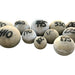 ISF Atlas Stones in various sizes on a white background, made in the USA.