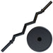 Body-Solid FAT CURL BAR OB48F with a thick 2" grip, perfect for biceps and triceps exercises, displayed with Olympic weight plate compatibility.