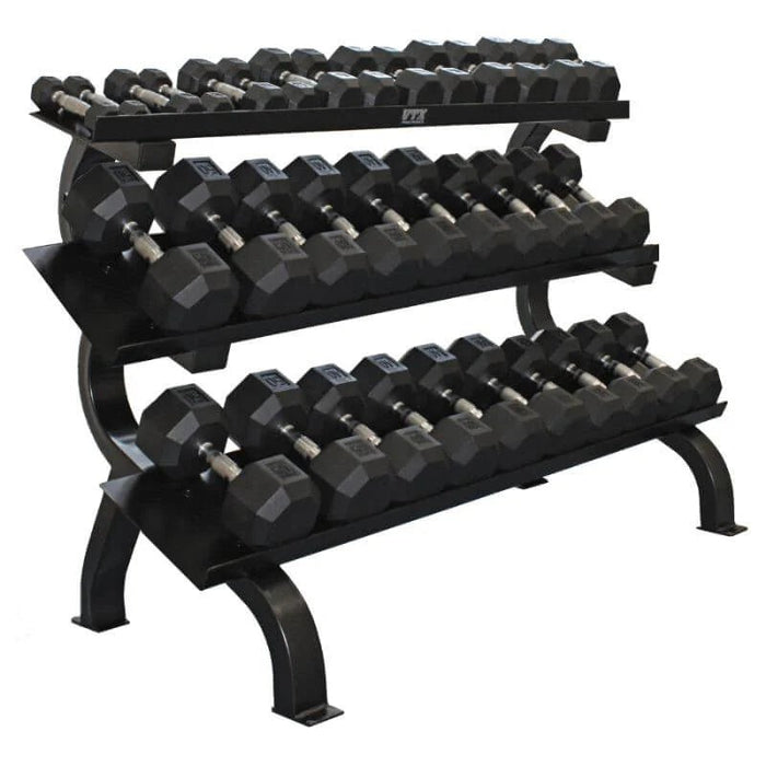 3 Tier Troy Barbell Dumbbell Rack
