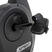 Close-up view of the right side pedal on the Spirit Fitness XBR95 Recumbent Bike, showcasing the large cushioned quick-latch foot pedal for comfortable and secure footing