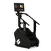 Side view from the left of the STEPR Pro+ Stair Climber, showcasing the 7" floating steps and sturdy commercial-grade construction.