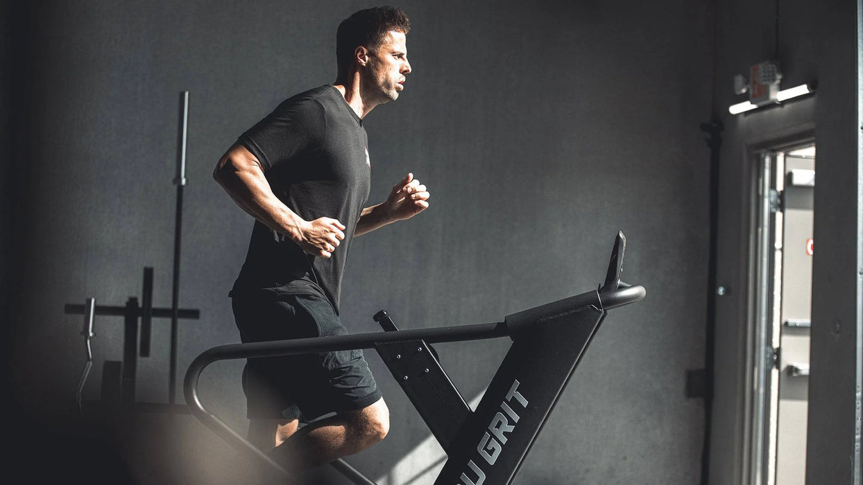 close up tru grit runner with athlete