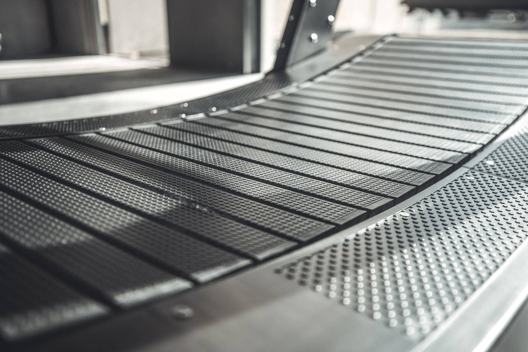 Close-up of the treads on the Tru Grit Grit Runner treadmill