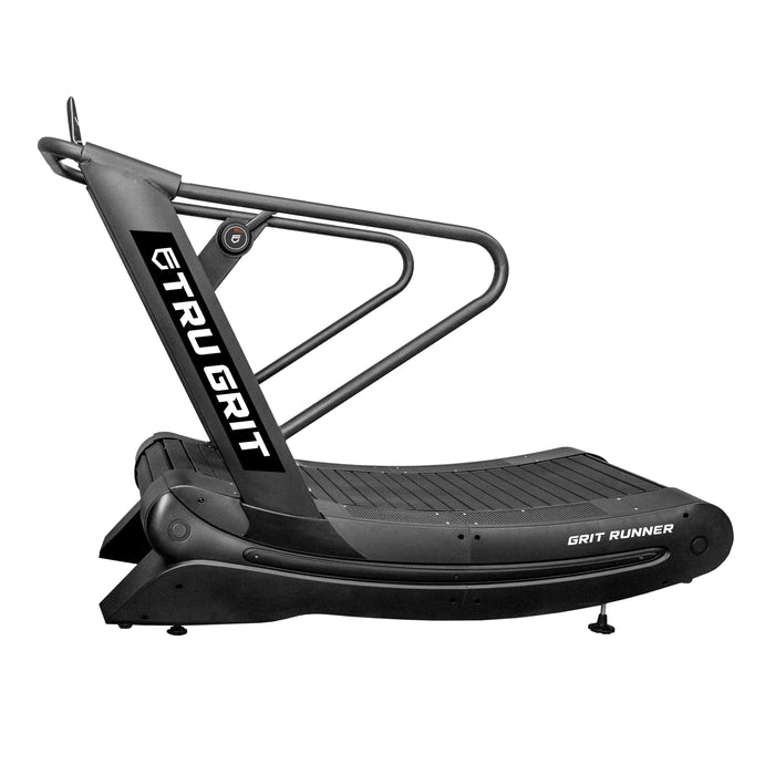 Side view of the Tru Grit Grit Runner Manual Treadmill