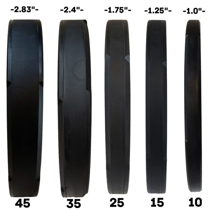 ISF Bumper Plates Width