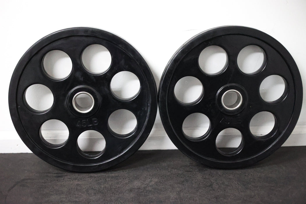 45lb Rubber Holed Weight Plates Revolver