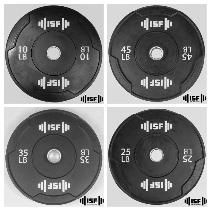 ISF 230lb bumper plate set