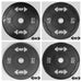 ISF 230lb bumper plate set
