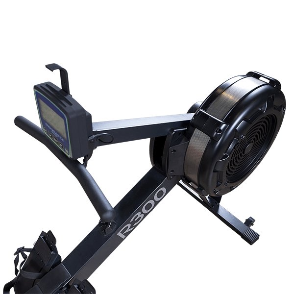 R300 rowing machine top view with white background front area