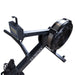 R300 rowing machine top view with white background front area