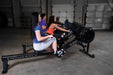 r300 rower machine in use with women fitness club