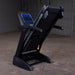T25 Folding Treadmill Folded Up Position Front View