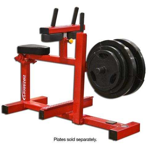 seated calf machine