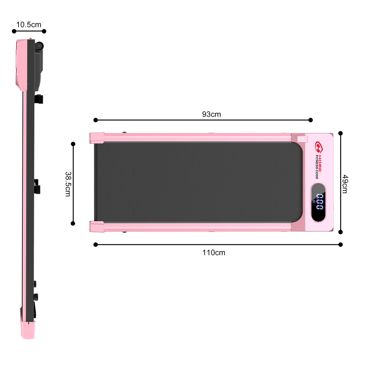 Tapis de Course T2, Vitesse 1-6KM/H