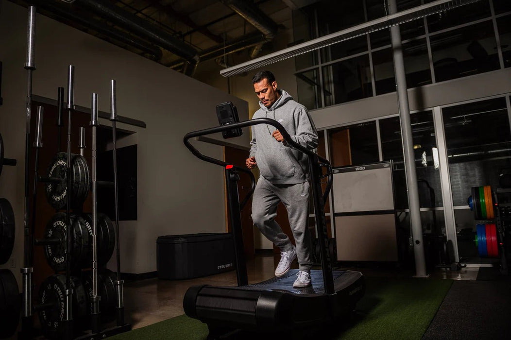 Athlete training on the Grit Runner Elite treadmill