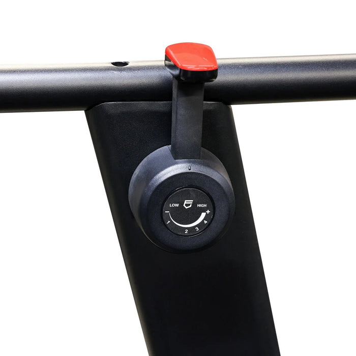 Close-up of control panel on the Grit Runner Elite treadmill