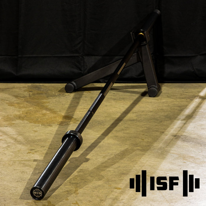 ISF Power Bar Black Aggressive Knurl
