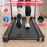 Tapis de Course Pliant Q8, Vitesse 1-12KM/H, Inclinaison Manuelle 5%