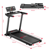Tapis de Course Pliant Q8, Vitesse 1-12KM/H, Inclinaison Manuelle 5%