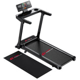 Tapis de Course Pliant Q8, Vitesse 1-12KM/H, Inclinaison Manuelle 5%